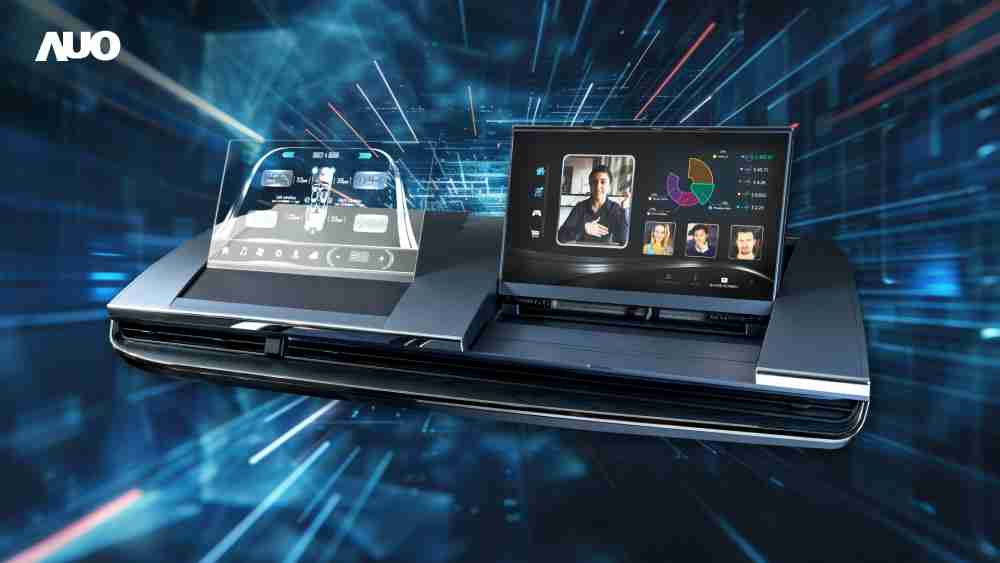 尊时凯龙Micro LED Display HMI解决方案打造透明Micro LED前座仪表，，呈现信息并保留驾驶视野开阔；亦为副驾驶座乘客打造收放自如的Micro LED屏幕，，，在不影响显示质量的前提于显示区内建镜头，，，让用户能与视讯对象直接眼神接触，，，，提供绝佳的双向沟通体验